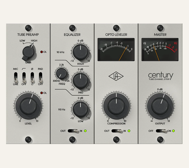 UAD Century Tube Channel Strip